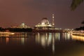 Putra Mosque and Putra Perdana at sunset Royalty Free Stock Photo