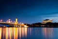 Putrajaya Bridge at Dawn Royalty Free Stock Photo