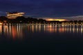 Putrajaya Bridge at Dawn Royalty Free Stock Photo