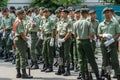Special Operation Forces Malaysian Army take a break after parade celebration