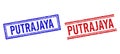 Rubber Textured PUTRAJAYA Stamps with Double Lines