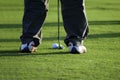 Putt on Golf Course Royalty Free Stock Photo