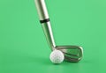 Putter and Golf ball Royalty Free Stock Photo