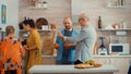 Putting the groceries in the fridge Royalty Free Stock Photo