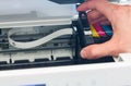 Refilling third party printer cartridges; inkjet