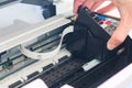 Refilling third party printer cartridges; inkjet