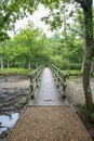 Puttles Foot Bridge in the New Forest Royalty Free Stock Photo