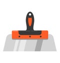 Putty knife builder tape brush vector icon Royalty Free Stock Photo