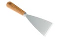 Putty knife, spackle knife, paint scraper. 3D rendering Royalty Free Stock Photo