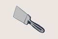 Putty knife tool icon. Vector illustration. Royalty Free Stock Photo