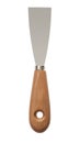 Putty Knife With Wooden Handle Isolated Plastering Tool Royalty Free Stock Photo