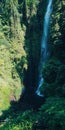 Putuk Truno Waterfall Indonesia: a waterfall with a beautiful rainbow