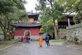 Guanyin temple in Putuoshan Island Scenic area, adobe rgb Royalty Free Stock Photo