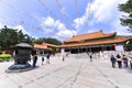 Putuo temple is one of the tourist attraction. Temple is the landmark of Zhuhai city, Guangdong, China