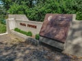 Memorial plaque to Sydir Kovpak on the Memory Alley of World War II in Putivl (Sumy region).