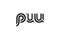 PUU Creative Unique Modern Letter Logo Design. Elegant Monogram Logo Design with Decorative Elements and Typography Royalty Free Stock Photo