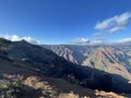 Puu O Kila Lookout and Overlook at Kokee State Park in Kapaa on Kauai in Hawaii Royalty Free Stock Photo