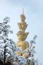 Puxian Buddha at mt emei Royalty Free Stock Photo