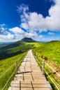 Puy de Dome mountain and Auvergne landscape