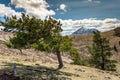 Puy de Dome view from Nid de poule Royalty Free Stock Photo