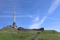 The puy de dome volcano summit. Auvergne, France, Europe Royalty Free Stock Photo