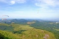 Puy de DÃÂ´me is a region in France with its volcanoes and beautiful landscapes. It is also known as a skydiving spot