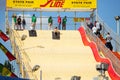 Giant Slide ride at Washington State Fair Royalty Free Stock Photo