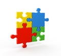Puzlle connection Royalty Free Stock Photo