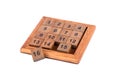 Puzzle 15 also called Gem Puzzle, Game of Fifteen is a sliding puzzle game