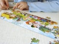 Puzzle assembling 4