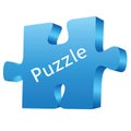 Puzzle blue