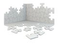 Puzzle construction Royalty Free Stock Photo
