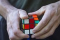 Puzzle cube Royalty Free Stock Photo