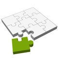 puzzle - it fits Royalty Free Stock Photo