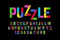 Puzzle font