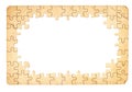 Puzzle Frame Royalty Free Stock Photo