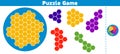 Puzzle game Complete the Pattern Education logic game