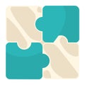 puzzle game glassmorphism Royalty Free Stock Photo