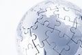 Puzzle globe Royalty Free Stock Photo