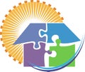 Puzzle home logo