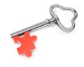 Puzzle key Royalty Free Stock Photo