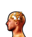 The Puzzle Of Mind Lost Royalty Free Stock Photo