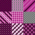 Puzzle Pattern in Magenta Royalty Free Stock Photo