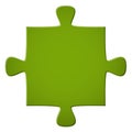 Puzzle piece green