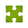 Puzzle piece green