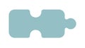Puzzle Piece Icon, Problem Solving Connection Symbol, vector design Generative AI Royalty Free Stock Photo