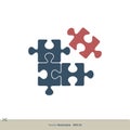 Puzzle Piece Icon Vector Logo Template Illustration Design Royalty Free Stock Photo
