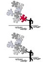 Puzzle Piece Problem Solving