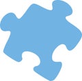 Puzzle piece vector