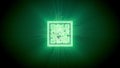 Puzzle shaped qr-code virtual presentation